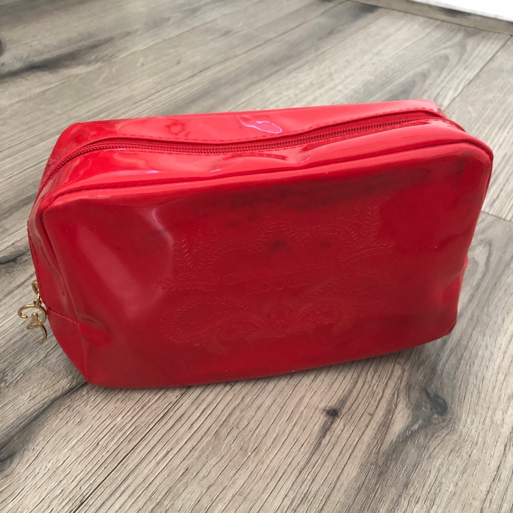 Christian Lacroix for Avon Cosmetic Purse Makeup Bag Travel Zipper Pouch Case